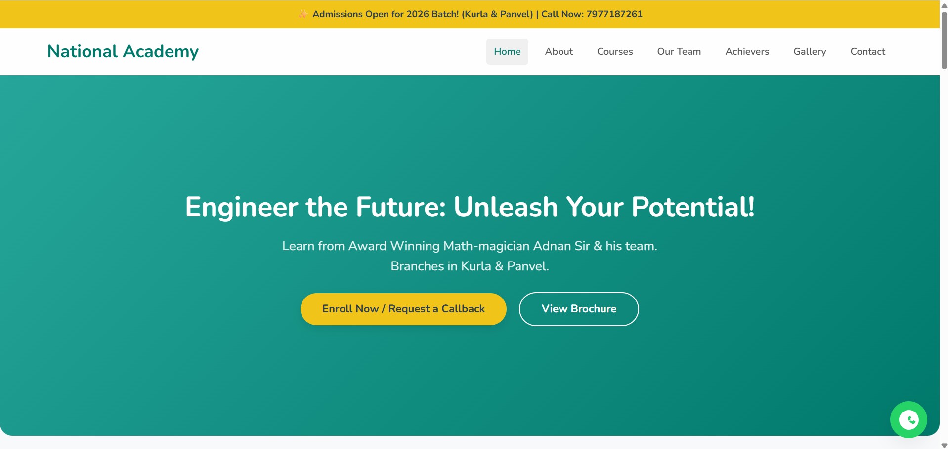 National Academy Website